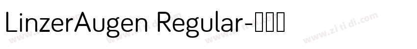 LinzerAugen Regular字体转换